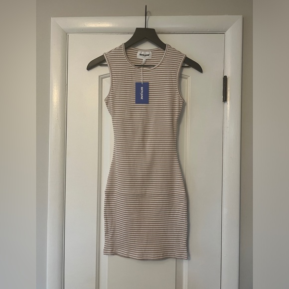 NWT Sleeveless Open Back Ribbed Mini Dress - Picture 6 of 9